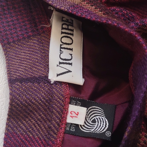 Red and Purple A-Line Maxi Skirt for Casual Wear - Picture 4 of 10